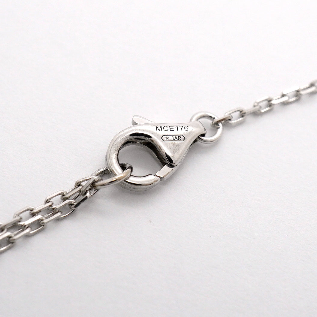 【6jgb0916】カルティエ ネックレス ダムール SM/1PD K18WG ホワイトゴールド ダイヤモンド【中古】レディース