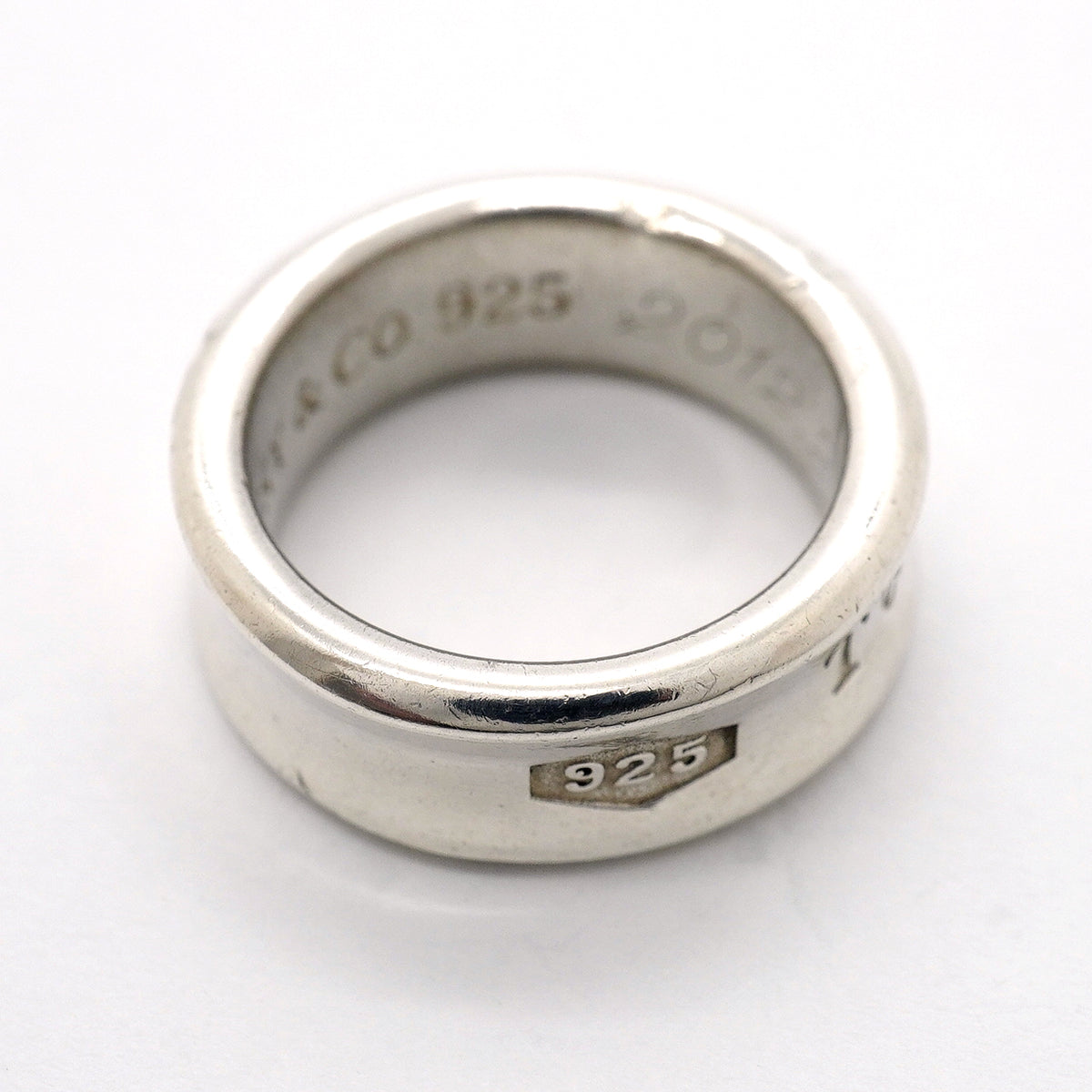 【6jgb0917】ティファニー リング ナロー シルバー925 9.5号【中古】レディース