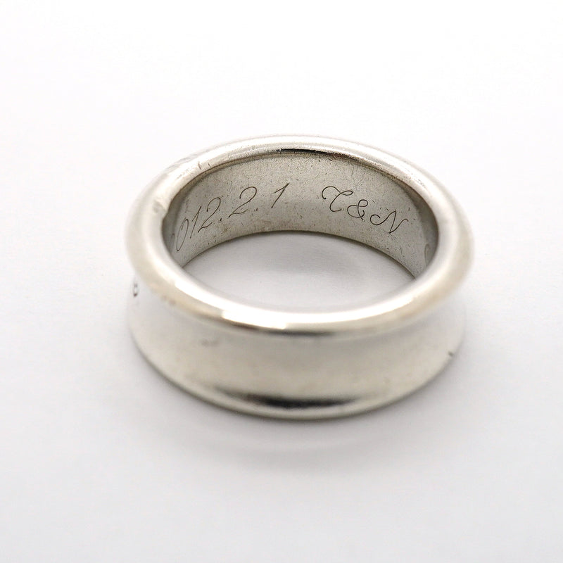 【6jgb0917】ティファニー リング ナロー シルバー925 9.5号【中古】レディース