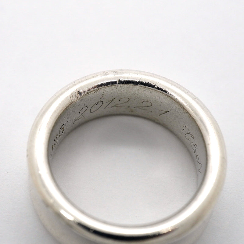 【6jgb0917】ティファニー リング ナロー シルバー925 9.5号【中古】レディース