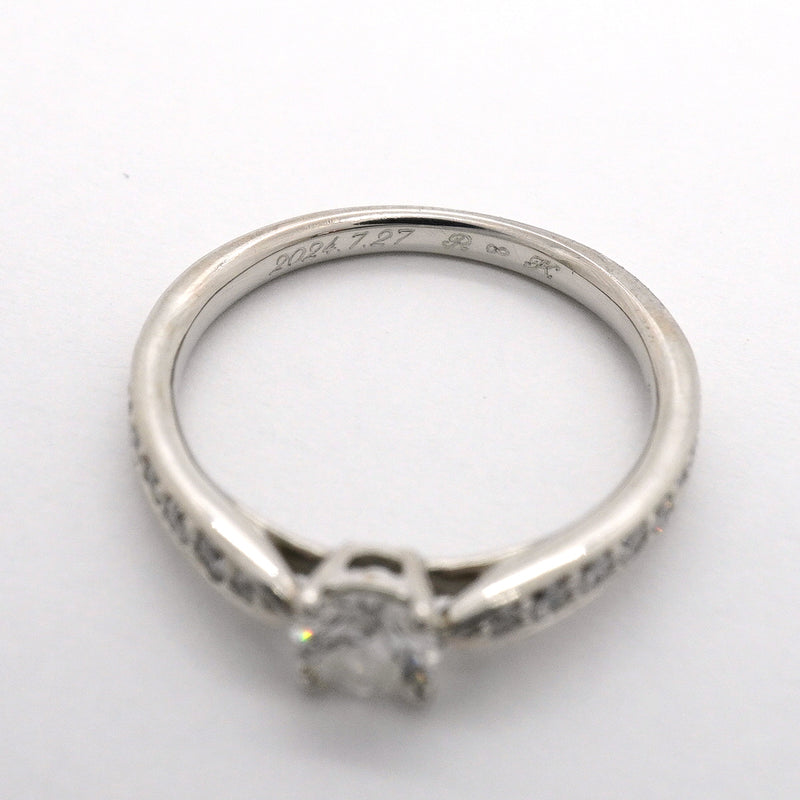 【6jgb0920】ティファニー リング ハーモニー Pt950 プラチナ ダイヤモンド 0.30ct 6.5号【中古】レディース