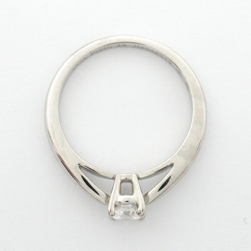 【6jhb0006】ヴァンクリーフ＆アーペル リング ボヌール 1PD Pt950 プラチナ ダイヤモンド ＃48【中古】レディース