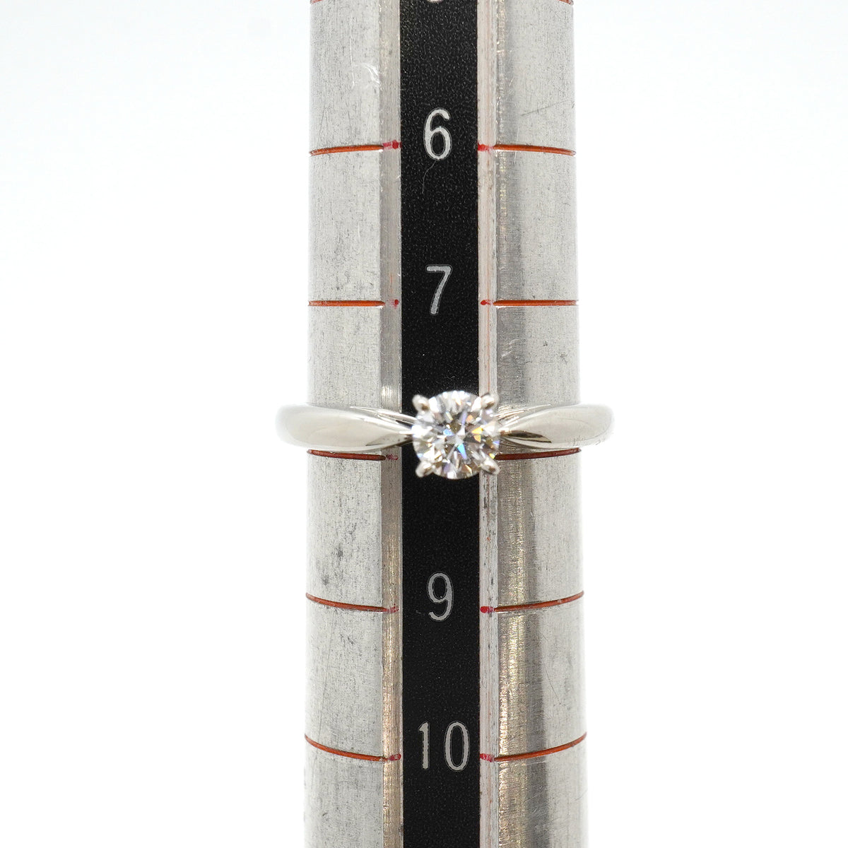 【6jhb0006】ヴァンクリーフ＆アーペル リング ボヌール 1PD Pt950 プラチナ ダイヤモンド ＃48【中古】レディース