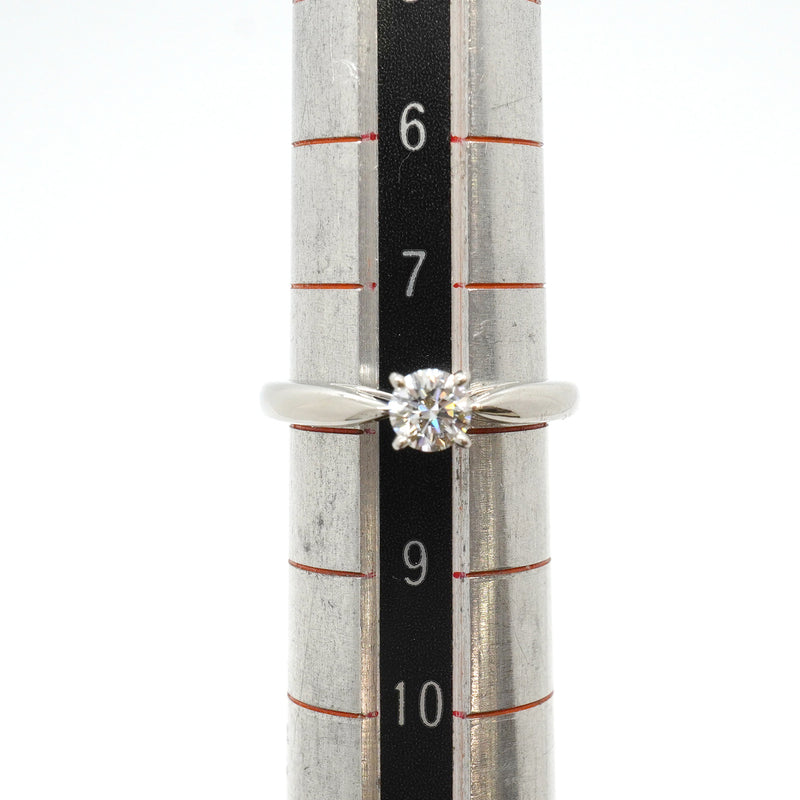 【6jhb0006】ヴァンクリーフ＆アーペル リング ボヌール 1PD Pt950 プラチナ ダイヤモンド ＃48【中古】レディース