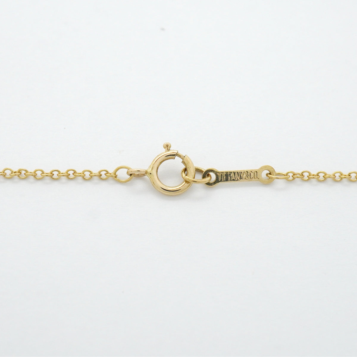 【6jhb0012】ティファニー ネックレス ビーン K18YG イエローゴールド【中古】レディース