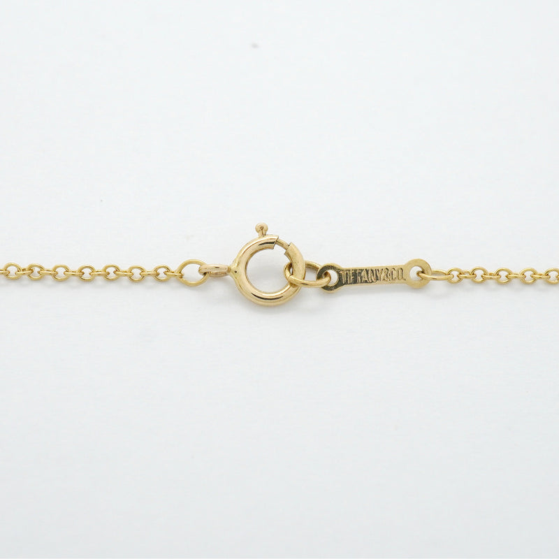 【6jhb0012】ティファニー ネックレス ビーン K18YG イエローゴールド【中古】レディース