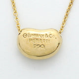 【6jhb0012】ティファニー ネックレス ビーン K18YG イエローゴールド【中古】レディース