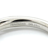 【6jhb0014】ティファニー リング ハーモニー Pt950 プラチナ ダイヤモンド 0.19ct 6.5号【中古】レディース