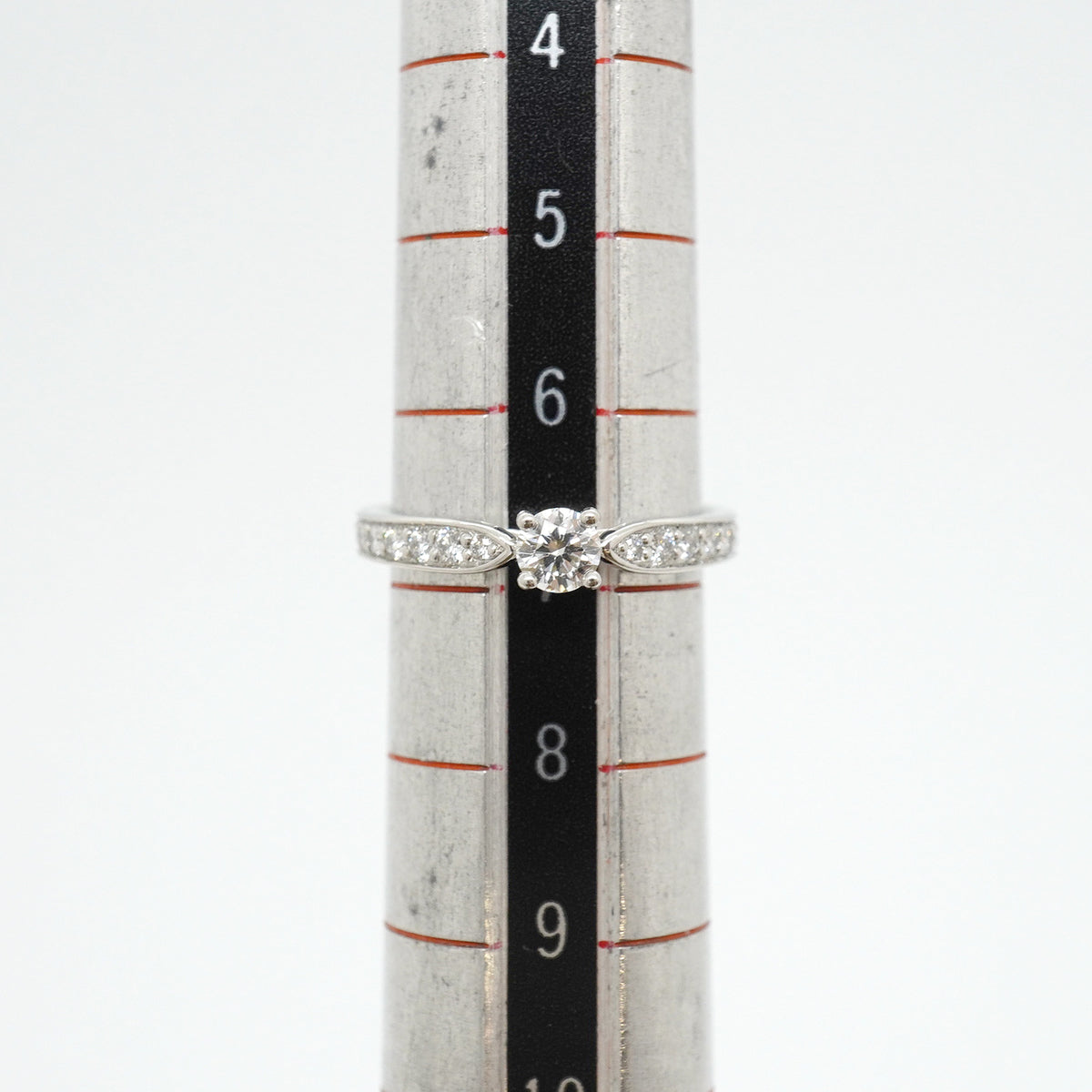 【6jhb0014】ティファニー リング ハーモニー Pt950 プラチナ ダイヤモンド 0.19ct 6.5号【中古】レディース