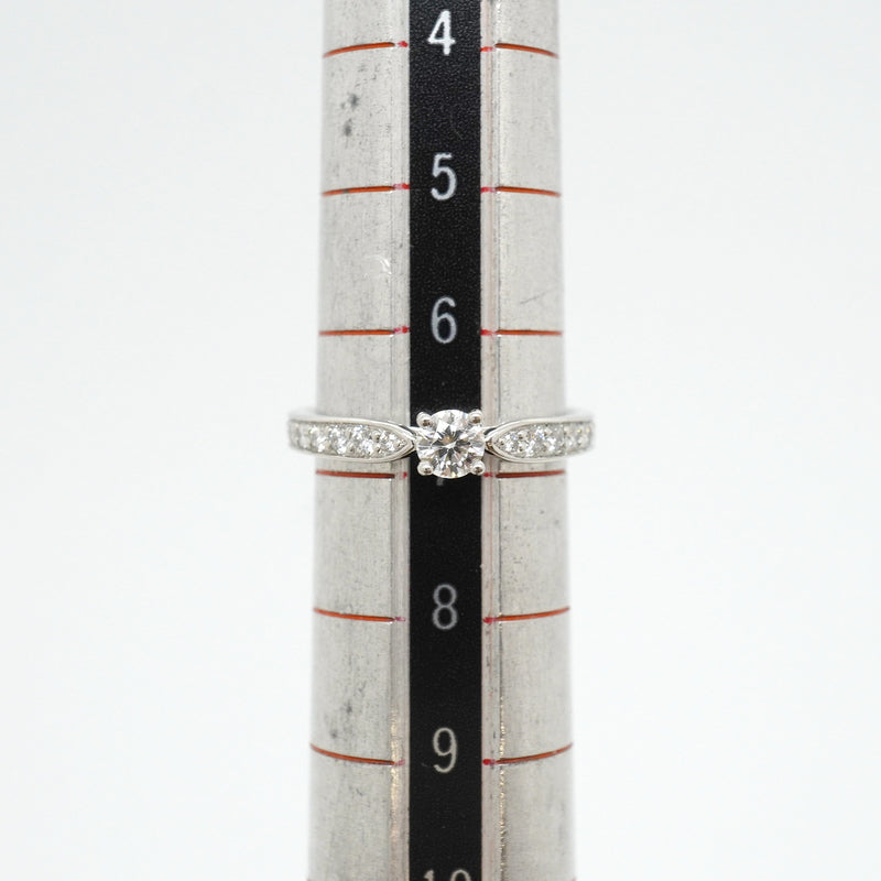 【6jhb0014】ティファニー リング ハーモニー Pt950 プラチナ ダイヤモンド 0.19ct 6.5号【中古】レディース