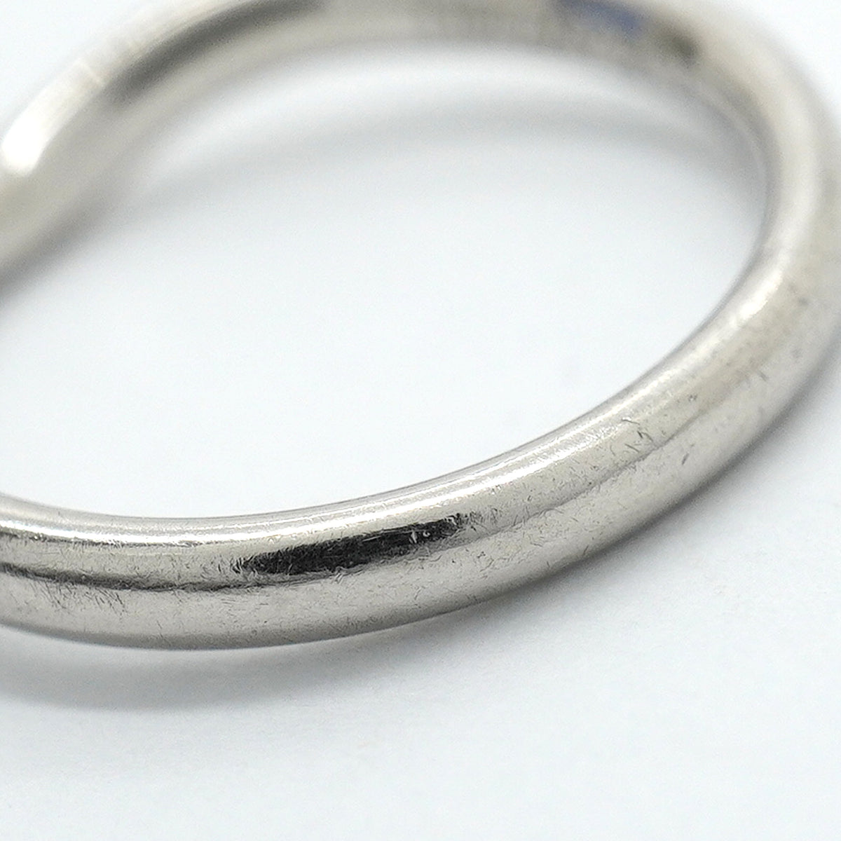 【6jhb0019】ティファニー リング カーブドバンド Pt950 プラチナ 6.5号【中古】レディース