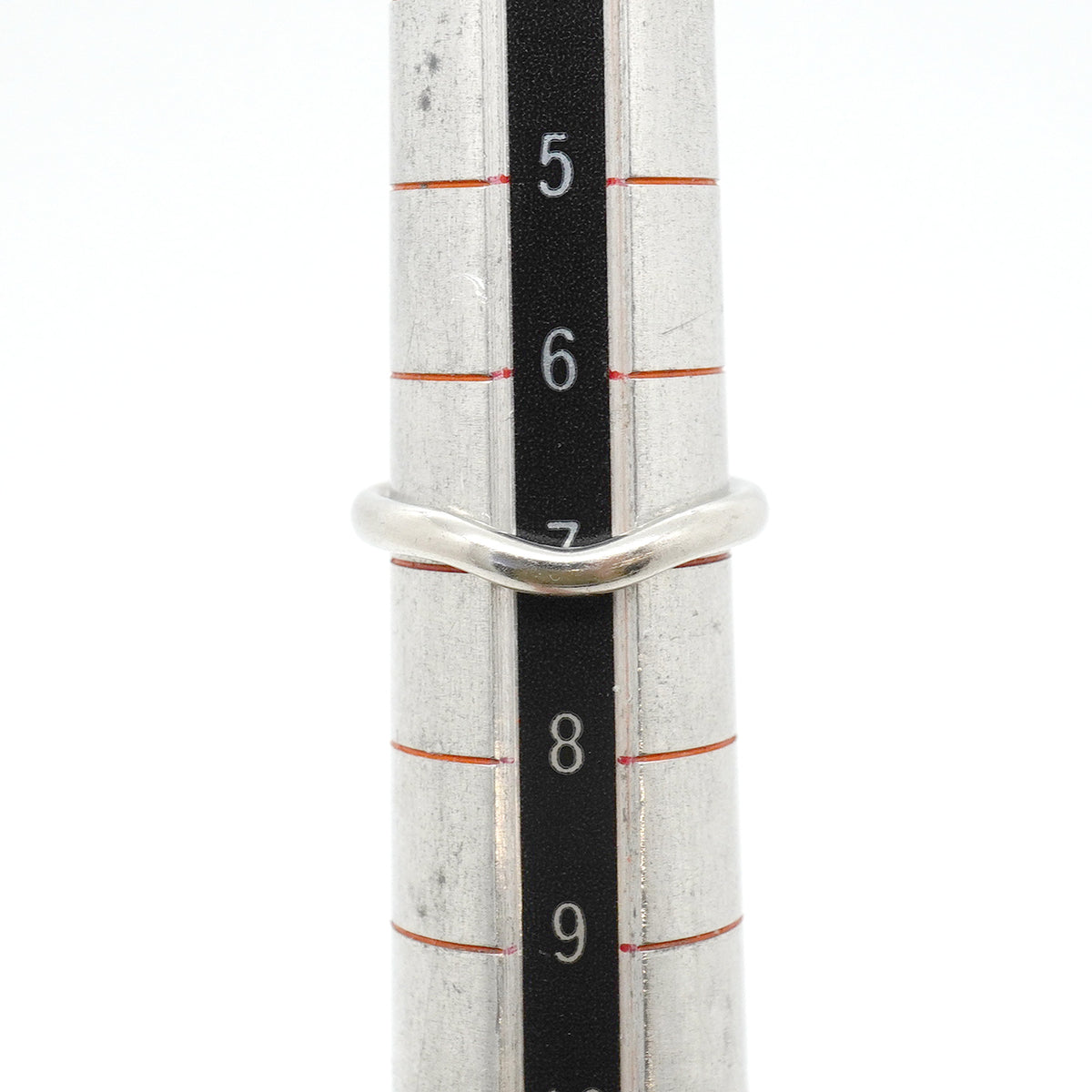 【6jhb0019】ティファニー リング カーブドバンド Pt950 プラチナ 6.5号【中古】レディース