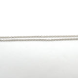 【6jhb0025-k】ティファニー ネックレス ダブルリターントゥハート シルバー925 ブルー【中古】レディース