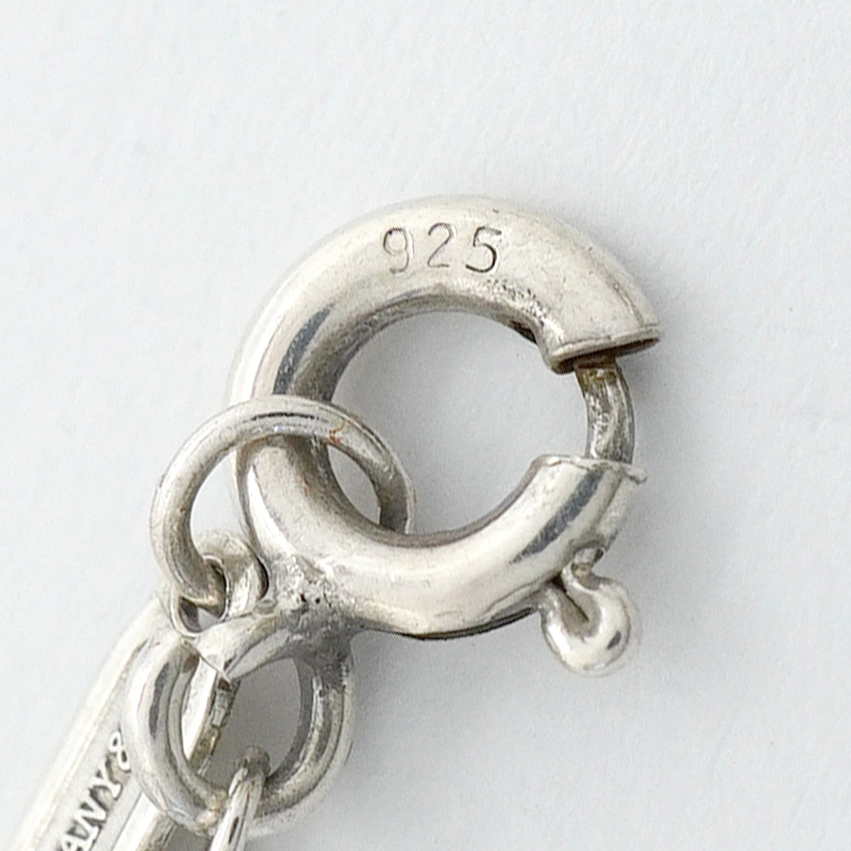 【6jhb0025-k】ティファニー ネックレス ダブルリターントゥハート シルバー925 ブルー【中古】レディース