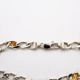 【6jhb0033-k】ティファニー ブレスレット フィガロ/チェーン K18YG イエローゴールド シルバー925【中古】レディース