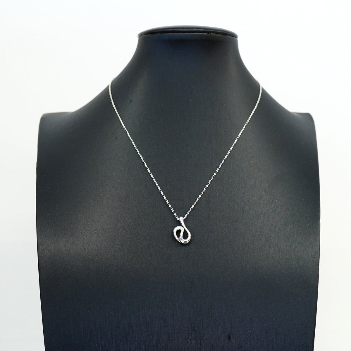 【6jhb0034-k】ティファニー ネックレス オープンウェーブ シルバー925【中古】レディース