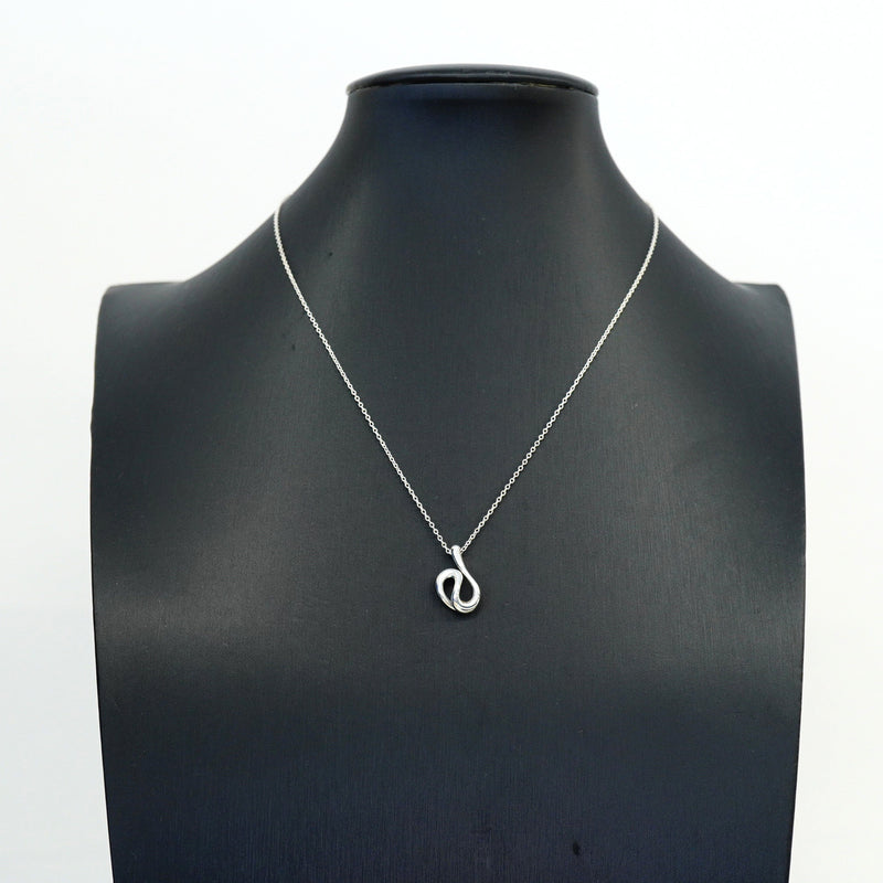 【6jhb0034-k】ティファニー ネックレス オープンウェーブ シルバー925【中古】レディース