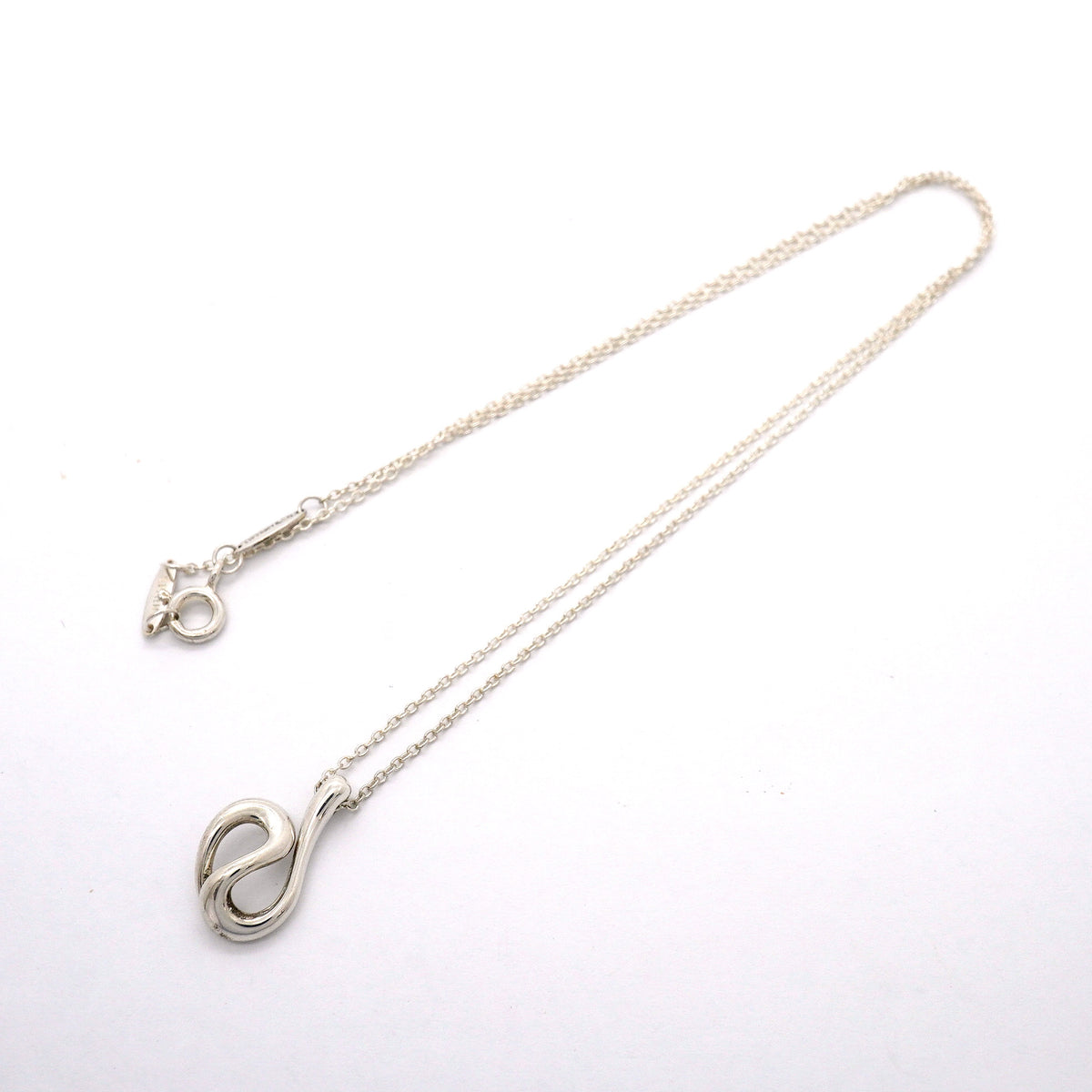 【6jhb0034-k】ティファニー ネックレス オープンウェーブ シルバー925【中古】レディース