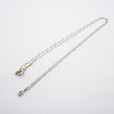 【6jhb0039-k】ティファニー ネックレス バイザヤード ペアシェイプ 1PD シルバー925 ダイヤモンド【中古】レディース