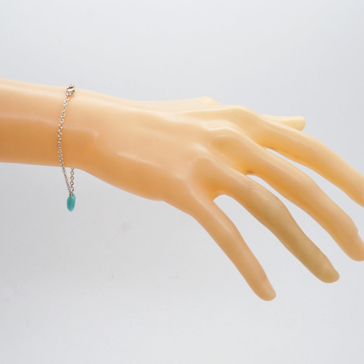 【6jhb0043-k】ティファニー ブレスレット リターントゥ/フルハート シルバー925 ブルー【中古】レディース