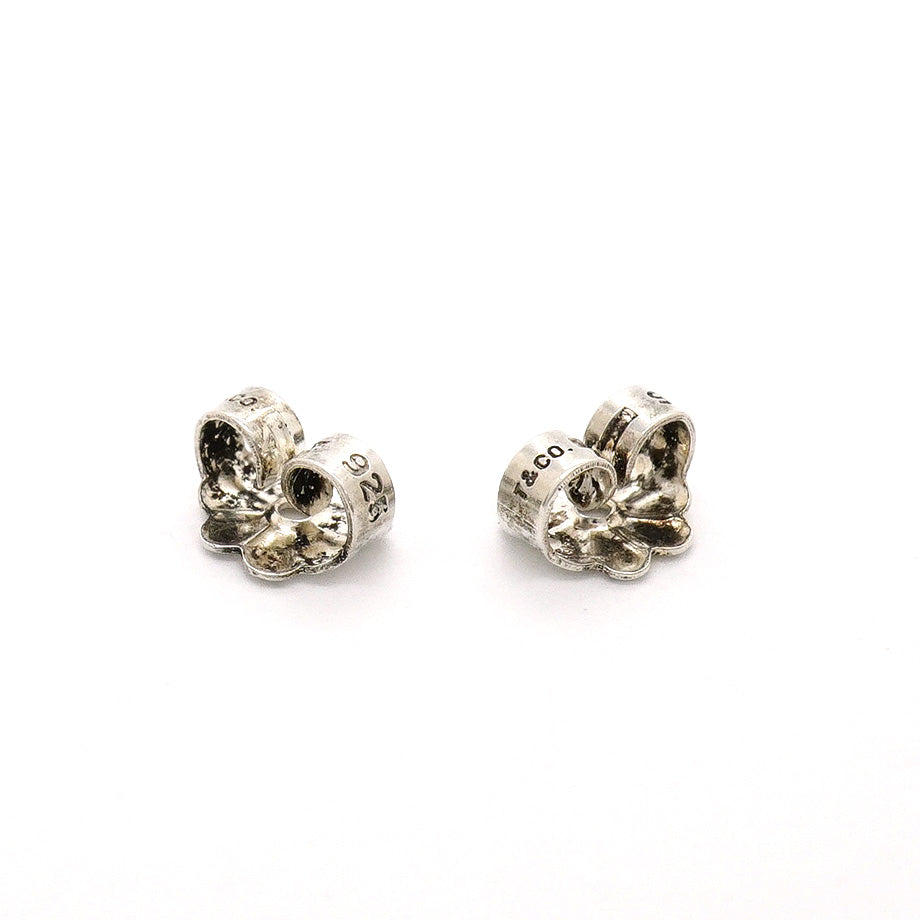 【6jhb0045】ティファニー ピアス ハートロック/キー シルバー925【中古】レディース