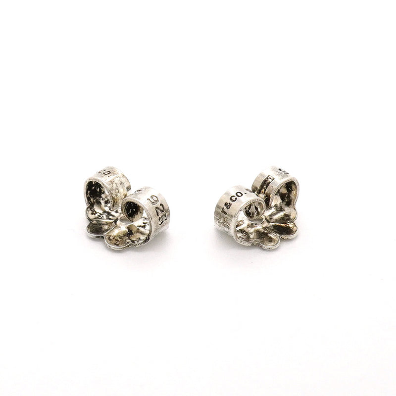【6jhb0045】ティファニー ピアス ハートロック/キー シルバー925【中古】レディース