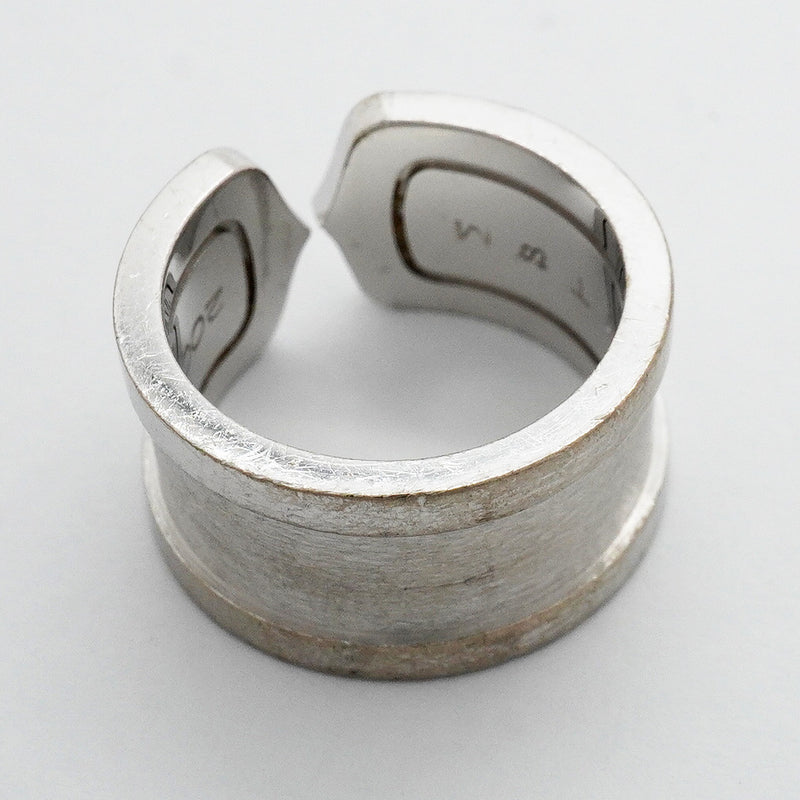 【6jhb0046】カルティエ リング C2 K18WG ホワイトゴールド ＃47【中古】レディース
