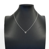 【6jhb0059-k】ティファニー ネックレス オープンハート シルバー925【中古】レディース