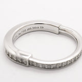 【6jhb0060】ティファニー リング ロック フルダイヤ K18WG ホワイトゴールド ダイヤモンド 0.36ct 8.5号【中古】レディース