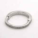 【6jhb0060】ティファニー リング ロック フルダイヤ K18WG ホワイトゴールド ダイヤモンド 0.36ct 8.5号【中古】レディース