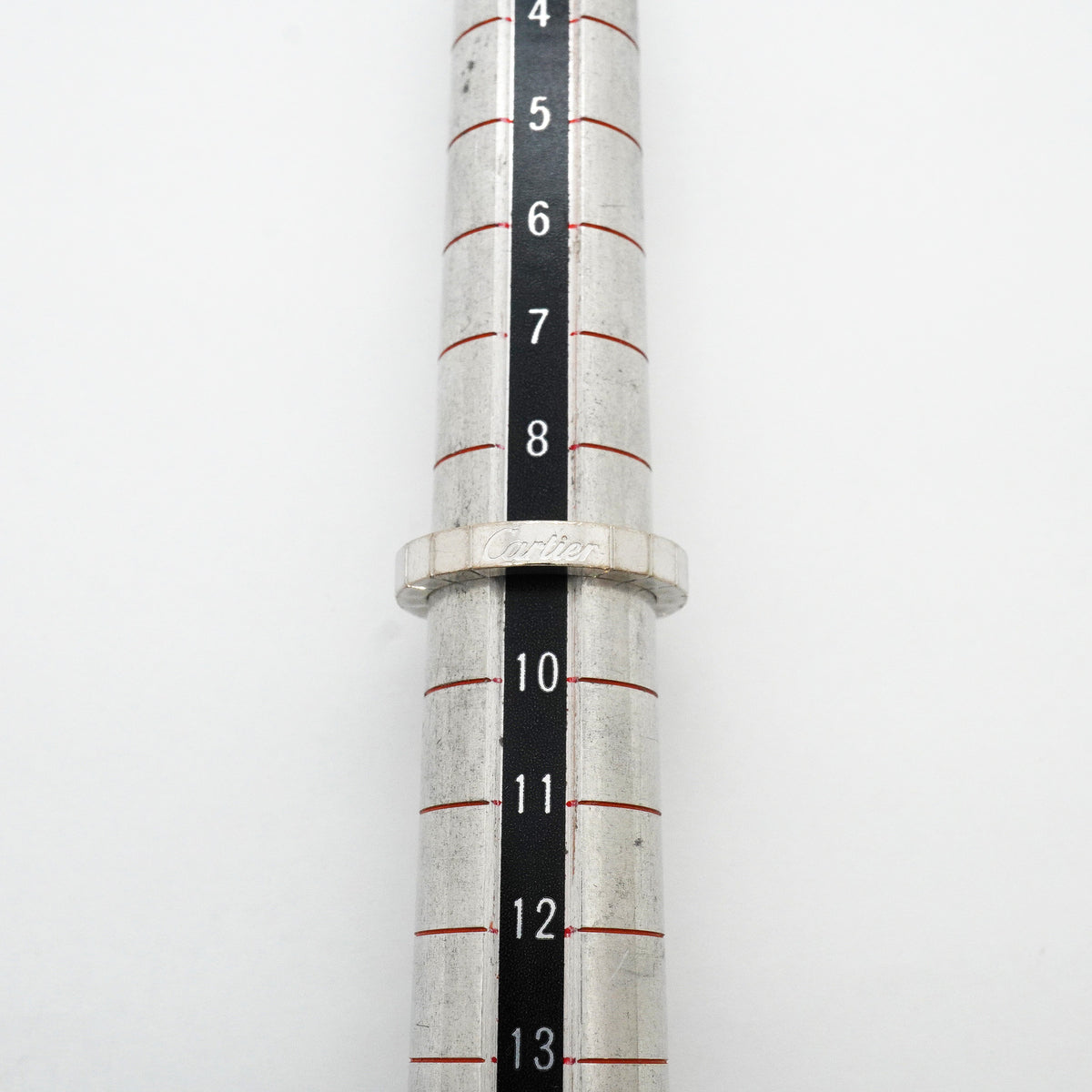【6jhb0061】カルティエ リング ラニエール K18WG ホワイトゴールド ＃49【中古】レディース