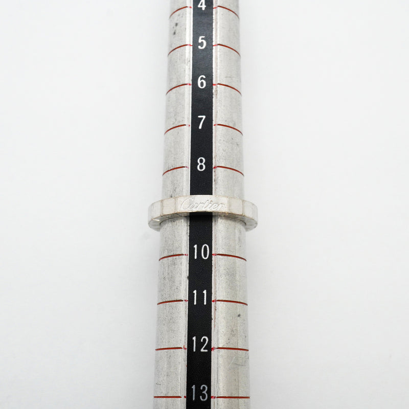 【6jhb0061】カルティエ リング ラニエール K18WG ホワイトゴールド ＃49【中古】レディース