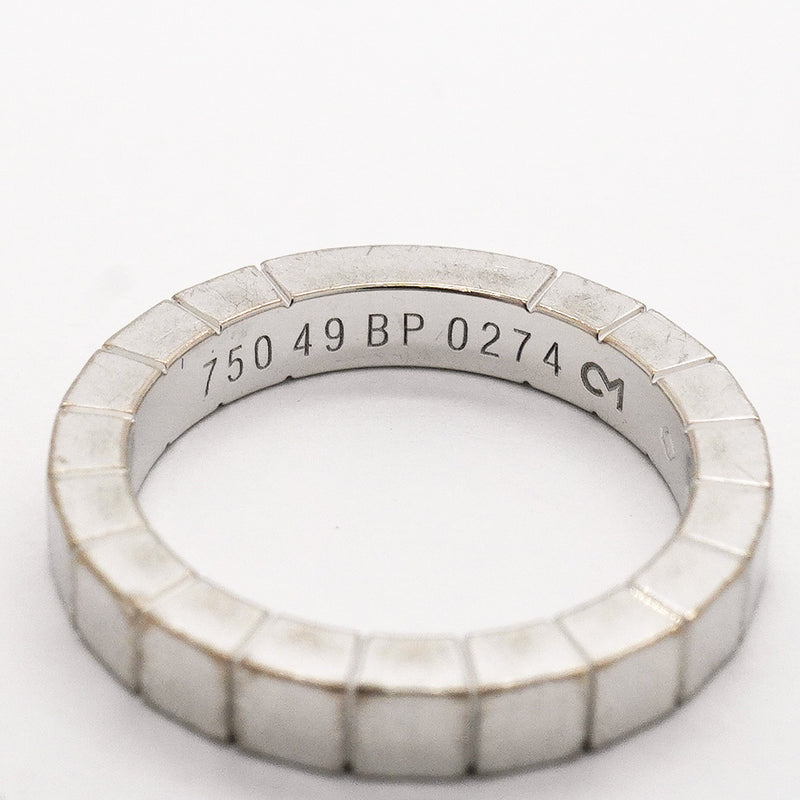 【6jhb0061】カルティエ リング ラニエール K18WG ホワイトゴールド ＃49【中古】レディース