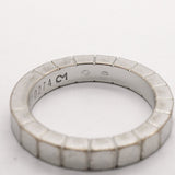 【6jhb0061】カルティエ リング ラニエール K18WG ホワイトゴールド ＃49【中古】レディース