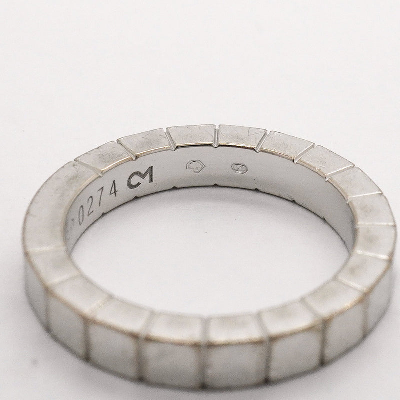 【6jhb0061】カルティエ リング ラニエール K18WG ホワイトゴールド ＃49【中古】レディース