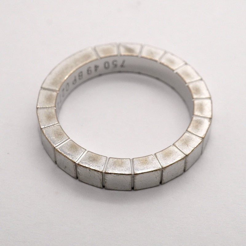 【6jhb0061】カルティエ リング ラニエール K18WG ホワイトゴールド ＃49【中古】レディース