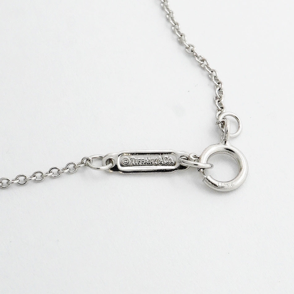 【6jhb0062】ティファニー ネックレス トリプルインターロッキング 丸型 サークル K18WG ホワイトゴールド K18PG ピンクゴールド ダイヤモンド【中古】レディース