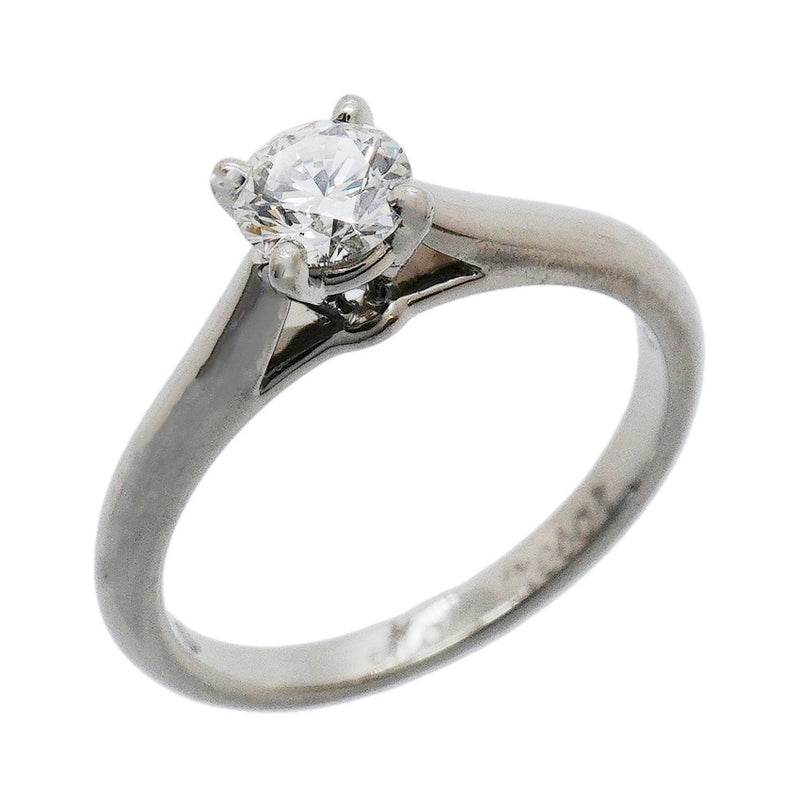 【6jhb0063】カルティエ リング ソリテール 1PD Pt950 プラチナ ダイヤモンド 0.33ct ＃47【中古】レディース