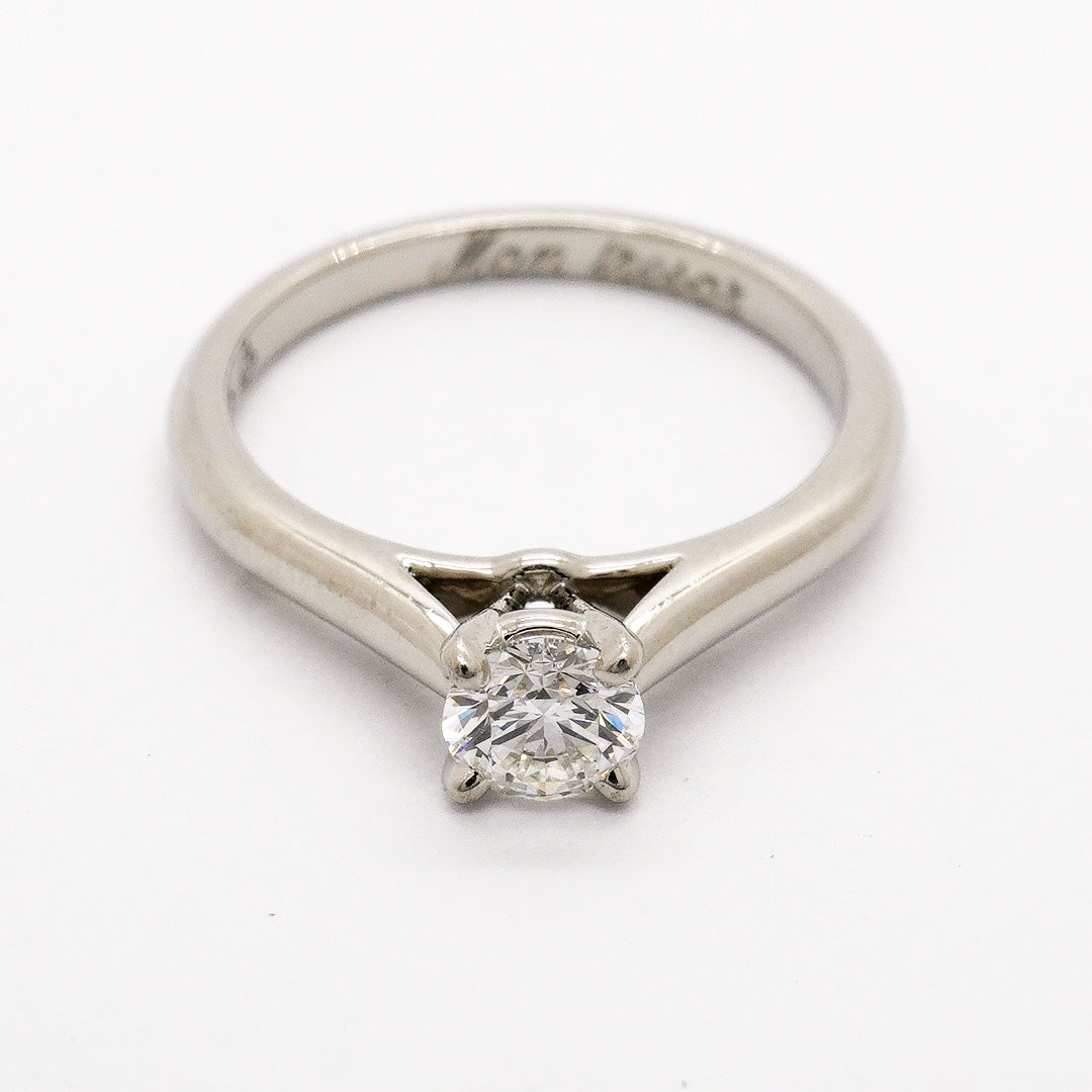 【6jhb0063】カルティエ リング ソリテール 1PD Pt950 プラチナ ダイヤモンド 0.33ct ＃47【中古】レディース