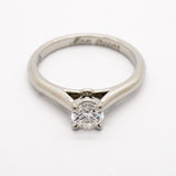 【6jhb0063】カルティエ リング ソリテール 1PD Pt950 プラチナ ダイヤモンド 0.33ct ＃47【中古】レディース