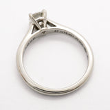【6jhb0063】カルティエ リング ソリテール 1PD Pt950 プラチナ ダイヤモンド 0.33ct ＃47【中古】レディース
