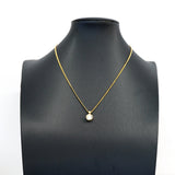 【6jhb0080-k】クリスチャンディオール ネックレス GPメッキ ラインストーン ゴールド【中古】レディース