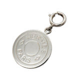 【6jhb0086-k】エルメス ペンダントトップ セリエ メタル シルバー【中古】レディース