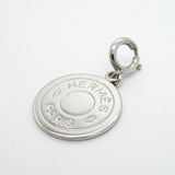 【6jhb0086-k】エルメス ペンダントトップ セリエ メタル シルバー【中古】レディース