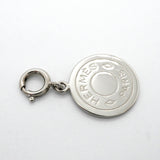 【6jhb0086-k】エルメス ペンダントトップ セリエ メタル シルバー【中古】レディース