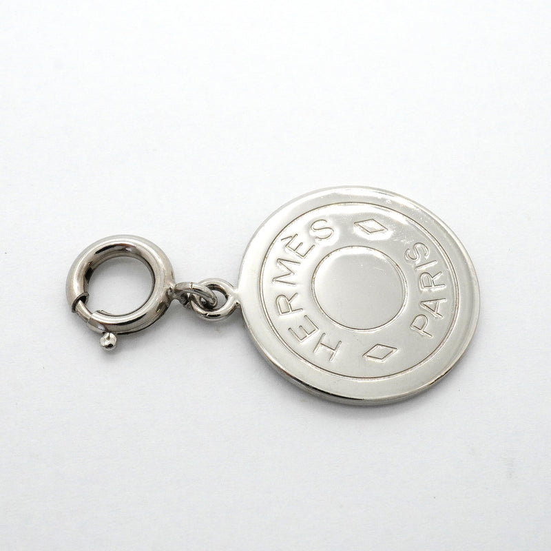 【6jhb0086-k】エルメス ペンダントトップ セリエ メタル シルバー【中古】レディース