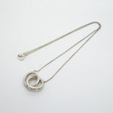 【6jhb0088-k】ティファニー ネックレス 1837/インターロッキング シルバー925【中古】レディース