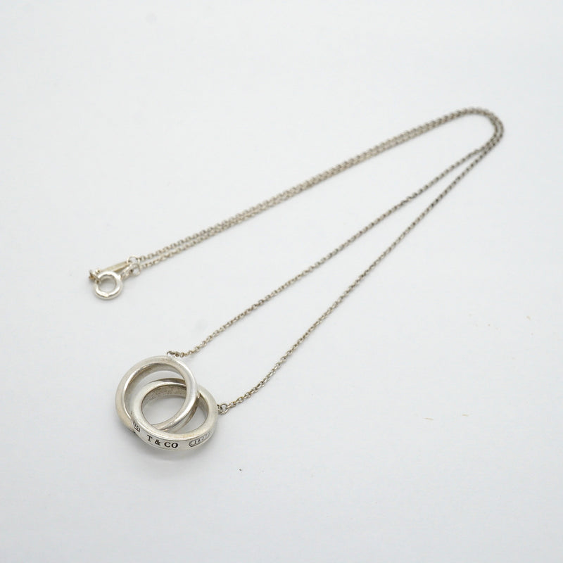 【6jhb0088-k】ティファニー ネックレス 1837/インターロッキング シルバー925【中古】レディース