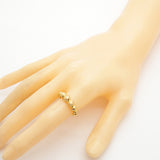 【6jhb0100】ヴァンクリーフ＆アーペル リング ペルレ ヴァリアシオン K18YG イエローゴールド ＃53【中古】レディース