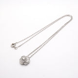 【6jhb0129】シャネル ネックレス カメリア K18WG ホワイトゴールド ダイヤモンド【中古】レディース